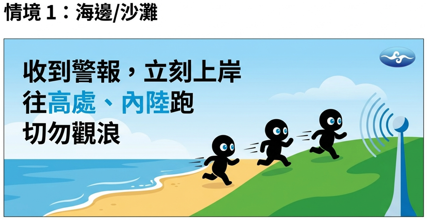 在沙灘或海邊遊憩